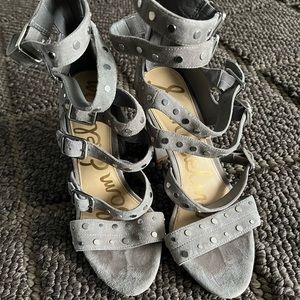 Sam Edelman Grey Block heels